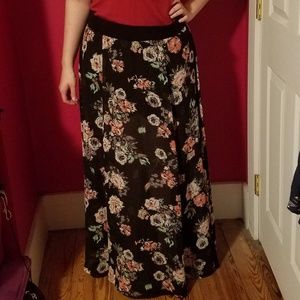 Torrid's maxi flower skirt
